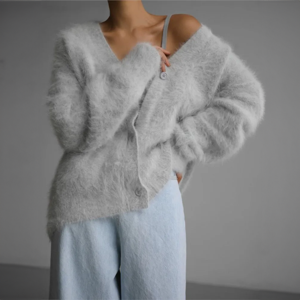 Francie™ | Plush luxury cashmere cardigan