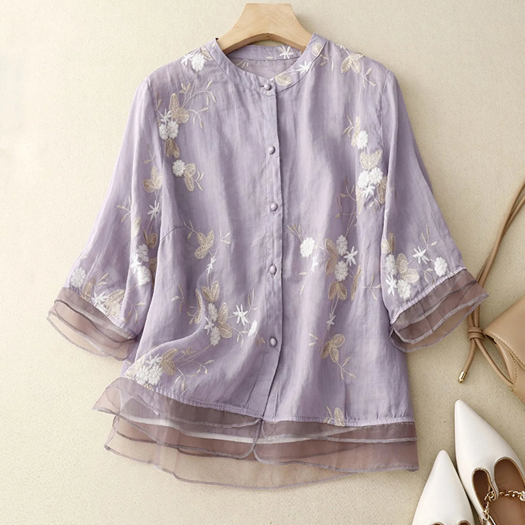 Avery™ - Vintage Floral Blouse
