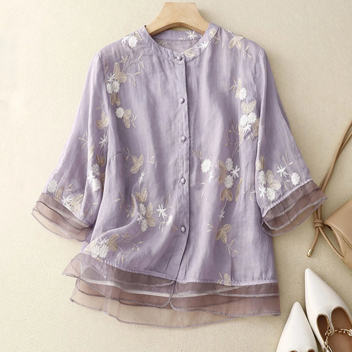 Avery™ - Vintage Floral Blouse
