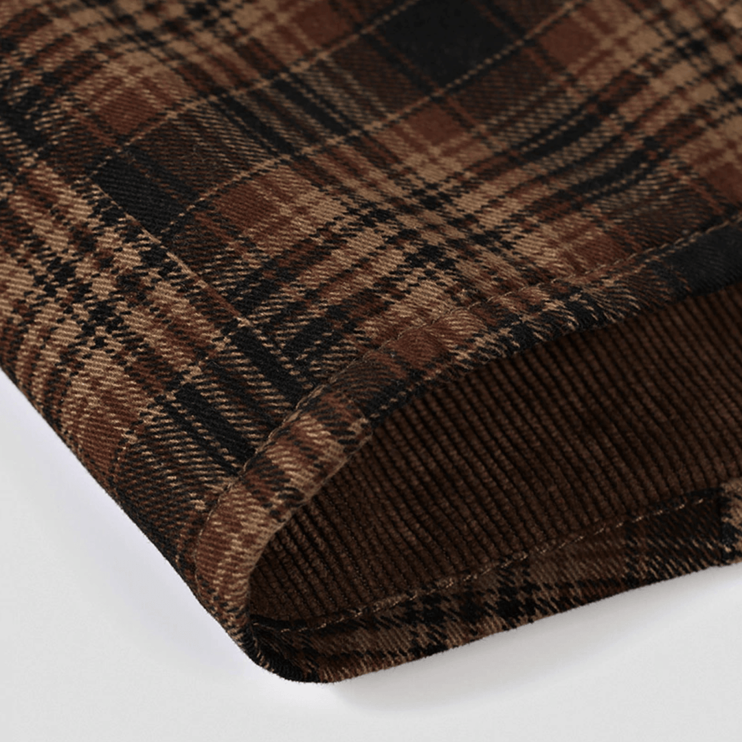 Manfred | Warm striped flannel jacket