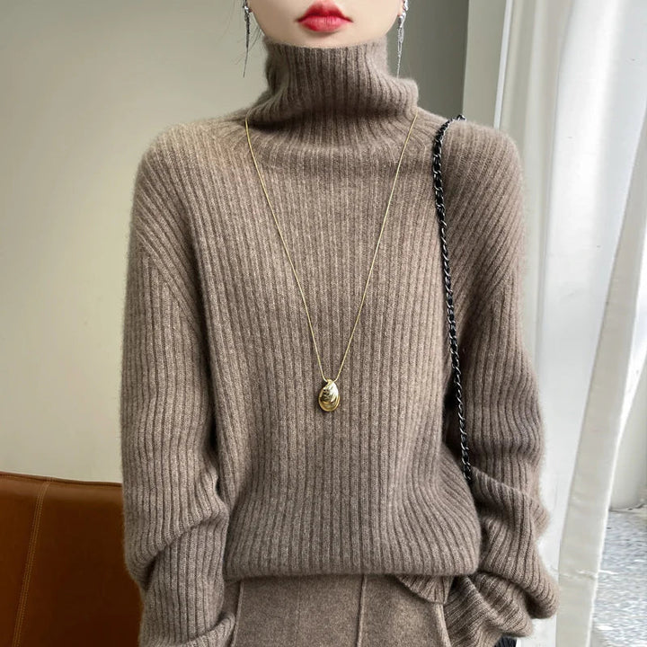 Ruby | Merino Wool Turtleneck Sweater