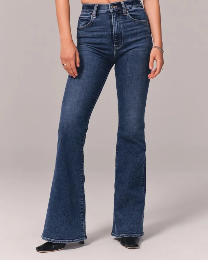 Ultra High Waist Stretch Flare Jeans