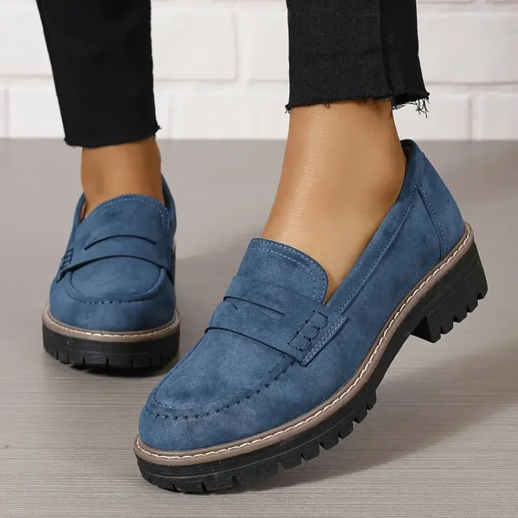 Mary | Suede Loafers