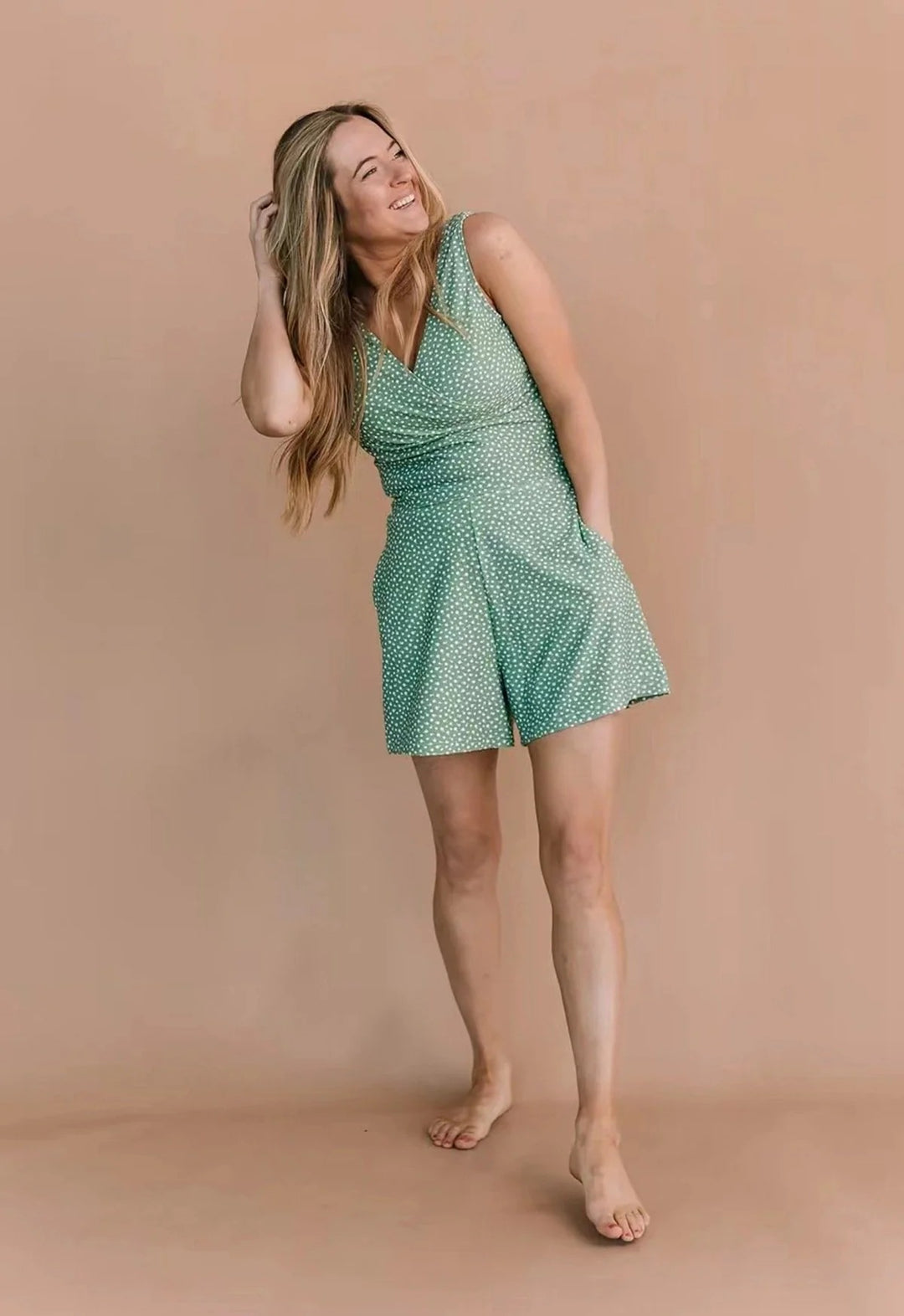 Agnes - Swimsuit with ruffles and bust support