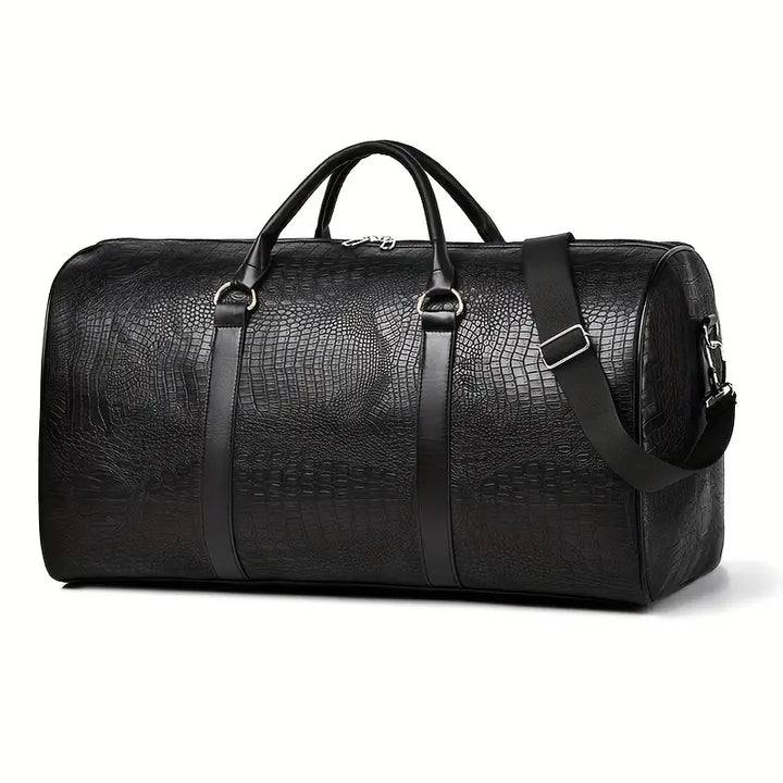 Lucas™ - Vintage Crocodile Pattern Duffel Bag