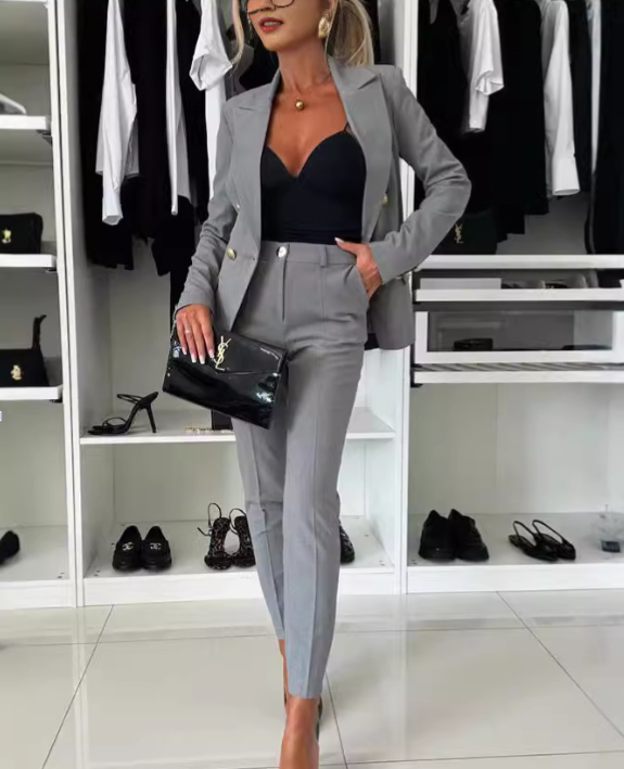 KAM-Long Sleeve Suit Ensemble