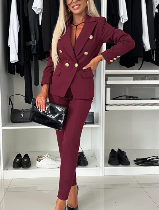 KAM-Long Sleeve Suit Ensemble