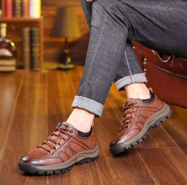 Matt - Hand-stitched Leather Casual Shoes