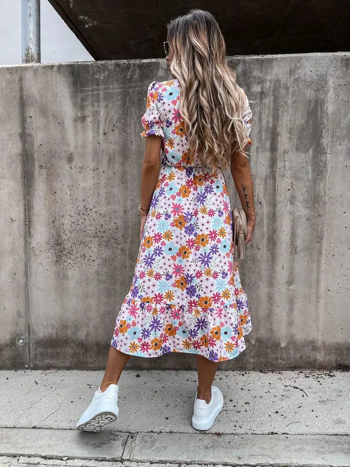FAYNA FLORAL DRESS