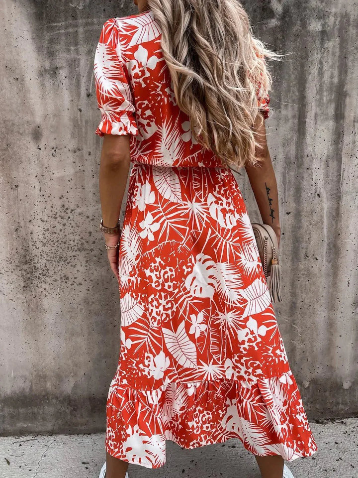 FAYNA FLORAL DRESS