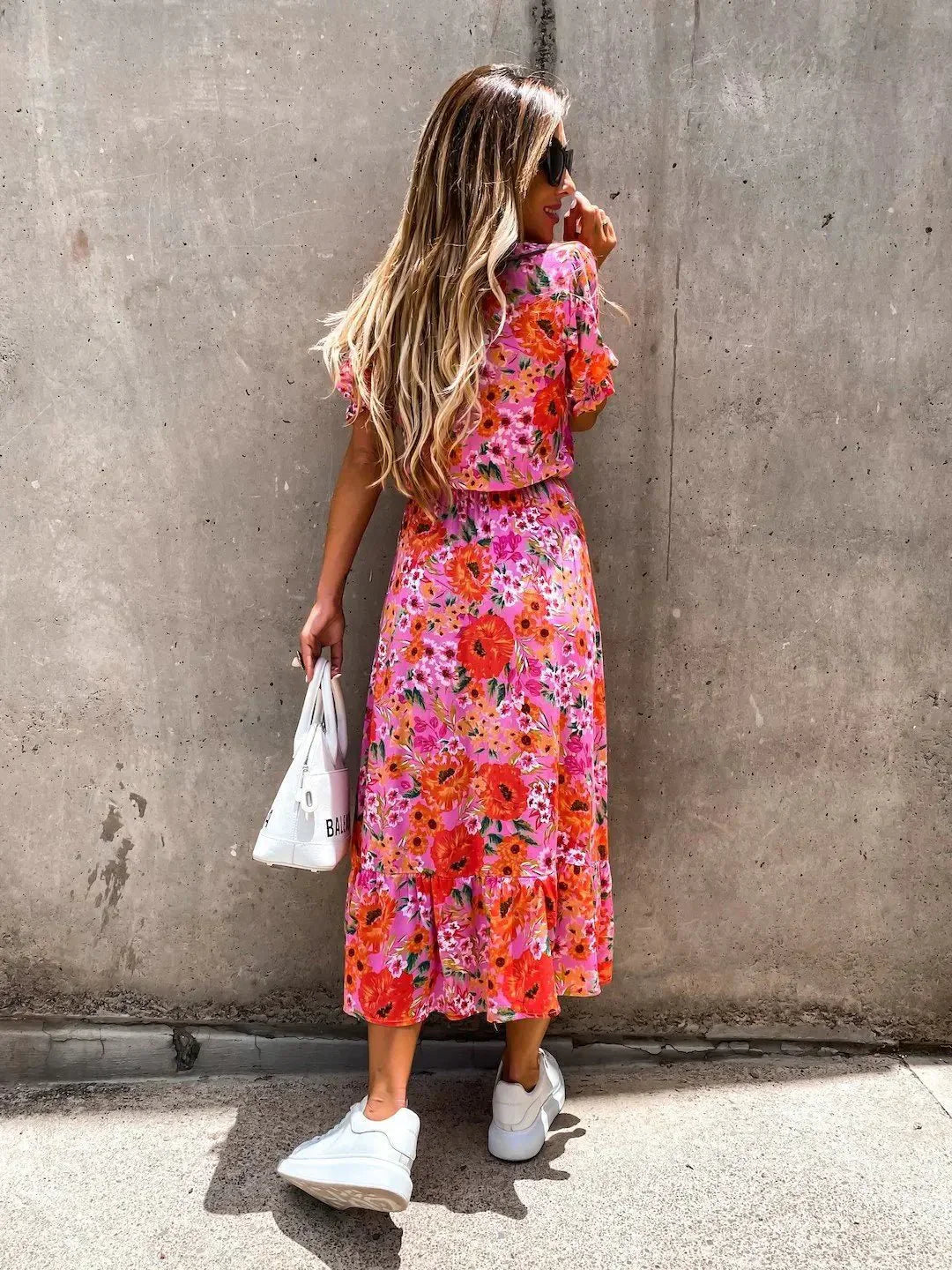 FAYNA FLORAL DRESS