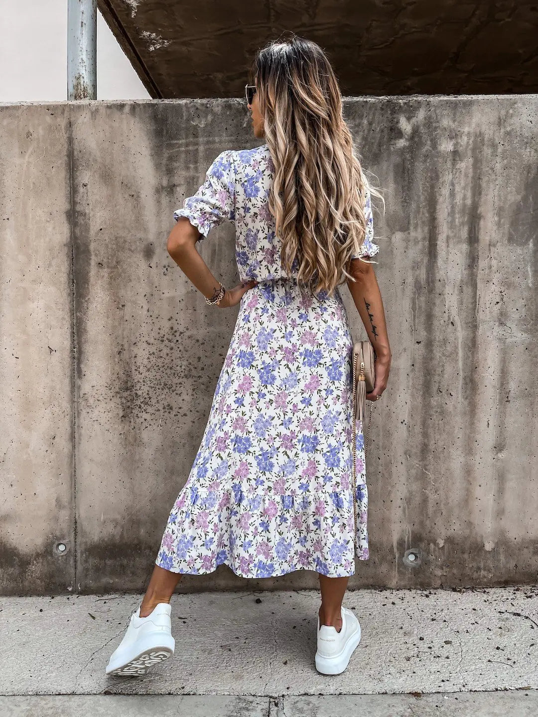 FAYNA FLORAL DRESS