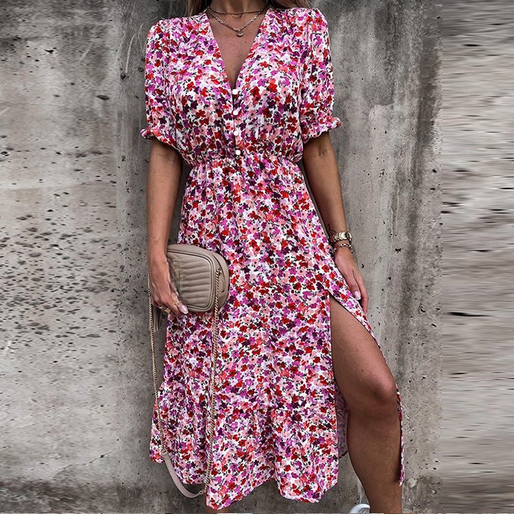 FAYNA FLORAL DRESS