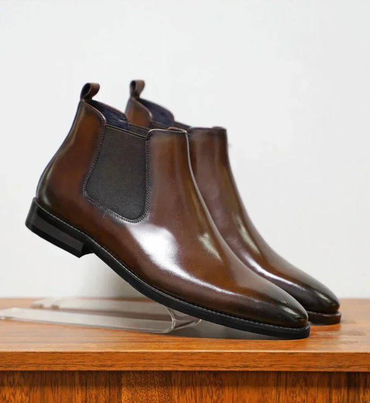 Brian™ | Sophisticated leather Chelsea boots