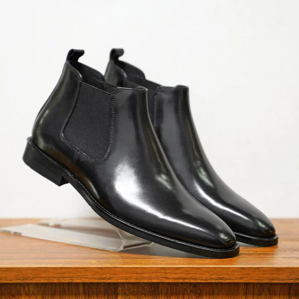 Brian™ | Sophisticated leather Chelsea boots