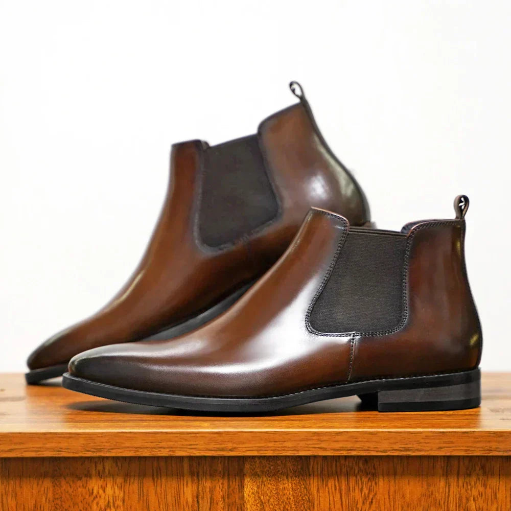 Brian™ | Sophisticated leather Chelsea boots